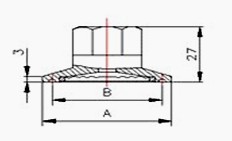 衛生型隔膜壓力表法蘭規格